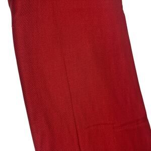 Red Wool Silk Blend Suiting Fabric 1.5 Yards 60" Wide Designer Apparel